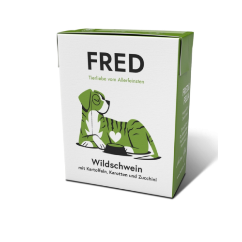 FRED Karma mokra dla psa - dziczyzna - 390 g.png