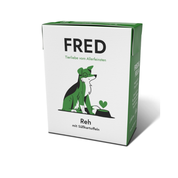 FRED Karma mokra dla psa - sarna z batatami - 390 g.png
