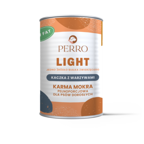 PERRO Light Kaczka z warzywami - karma mokra dla psów 400 g.png