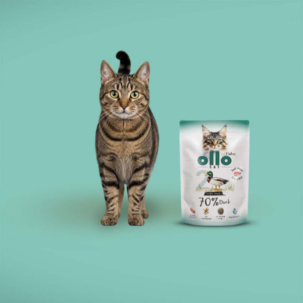 OLLO CAT nr 2 Kaczka - karma mokra dla kotów - 85 g (5).png