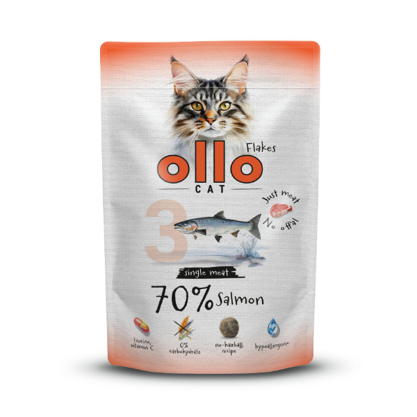 OLLO CAT nr 3 Łosoś - karma mokra dla kotów - 85 g (1).png