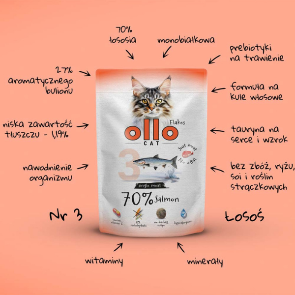 OLLO CAT nr 3 Łosoś - karma mokra dla kotów - 85 g (4).png