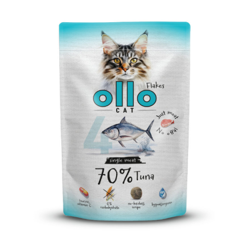 OLLO CAT nr 4 Tuńczyk - karma mokra dla kotów - 85 g (1).png
