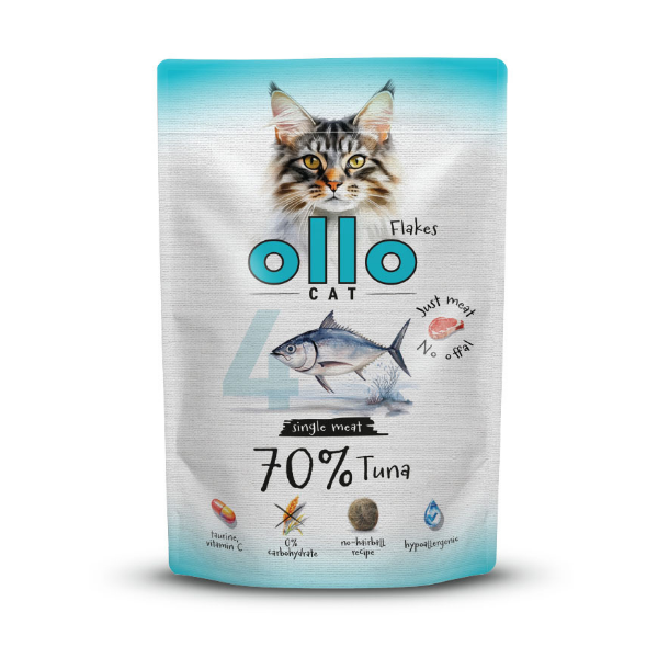 OLLO CAT nr 4 Tuńczyk - karma mokra dla kotów - 85 g (1).png
