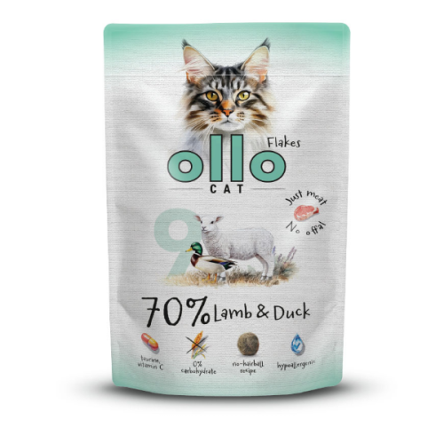 OLLO CAT nr 9 Jagnięcina i kaczka - karma mokra dla kotów - 85 g (1).png