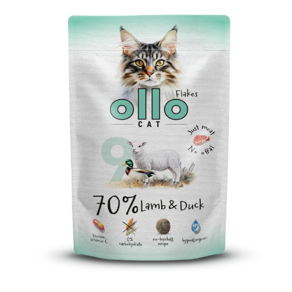 OLLO CAT nr 9 Jagnięcina i kaczka - karma mokra dla kotów - 85 g (1).png