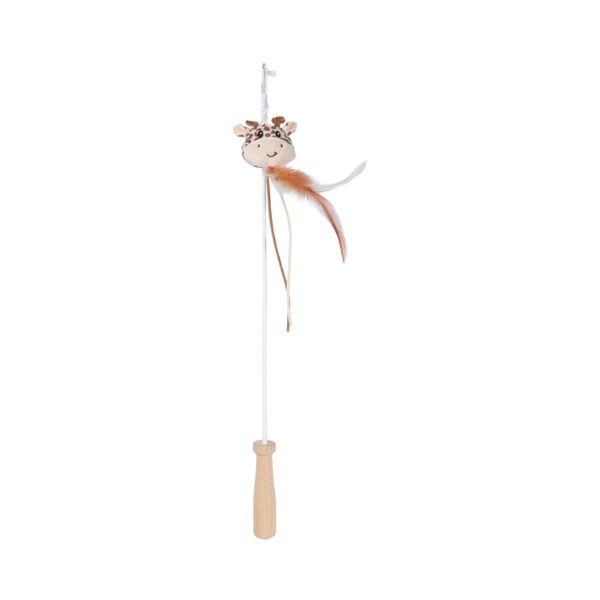 ZOLUX WILD Wędka dla kota teleskopowa - mokka - 60cm  (2).png