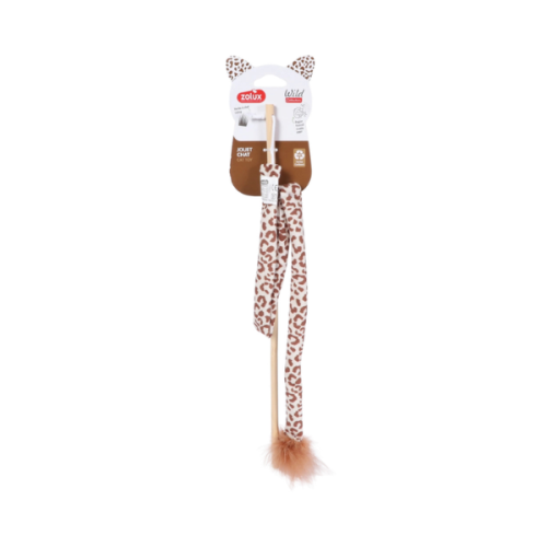 ZOLUX Wędka dla kota z piórkami WILD mokka - 65 cm (1).png