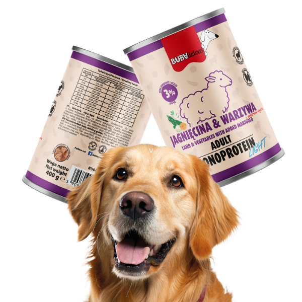 BUBAlicious LIGHT Jagnięcina z warzywami - karma mokra dla psa - 400 g (4).png