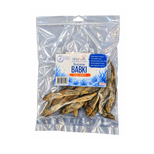 Suszone BABKI - naturalny rybny przysmak dla psa - 100 g.png