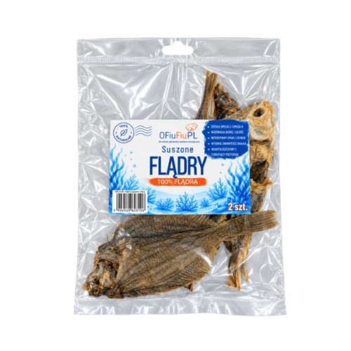 Suszone flądry - naturalny rybny przysmak dla psa - 2 szt..png