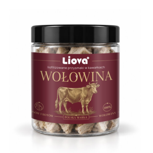 LIOVA Wołowina – liofilizowany przysmak dla psa i kota - 40 g.png