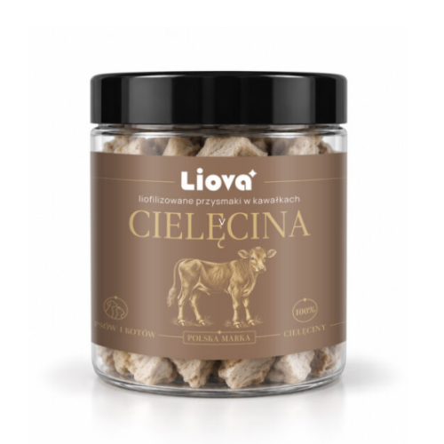 LIOVA Cielęcina – liofilizowany przysmak dla psa i kota - 40 g.png