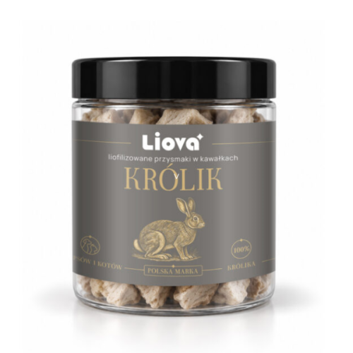LIOVA Królik – liofilizowany przysmak dla psa i kota - 40 g.png