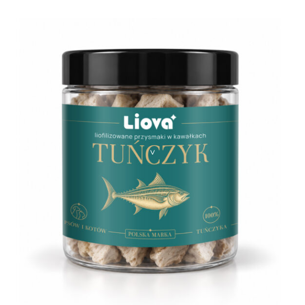 LIOVA Tuńczyk – liofilizowany przysmak dla psa i kota - 40 g.png