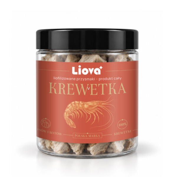 LIOVA Krewetka – liofilizowany przysmak dla psa i kota - 40.png