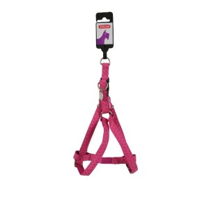 ZOLUX Szelki regulowane Mac Leather 25mm - kolor fuksja