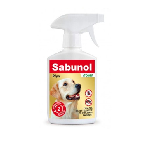 Sabunol Płyn do zwalczania pcheł w otoczeniu zwierząt 300 ml.jpg