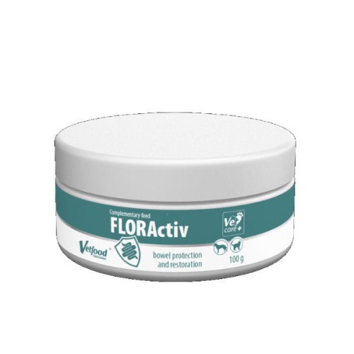 VETFOOD FLORAACTIV Preparat odżywczy dla psów i kotów z chorobami układu pokarmowego - 100 g.jpg