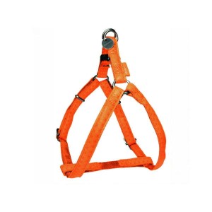 ZOLUX Szelki regulowane Mac Leather 25mm - kolor pomarańczowy