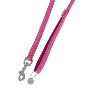 ZOLUX Smycz Mac Leather - kolor fuksja