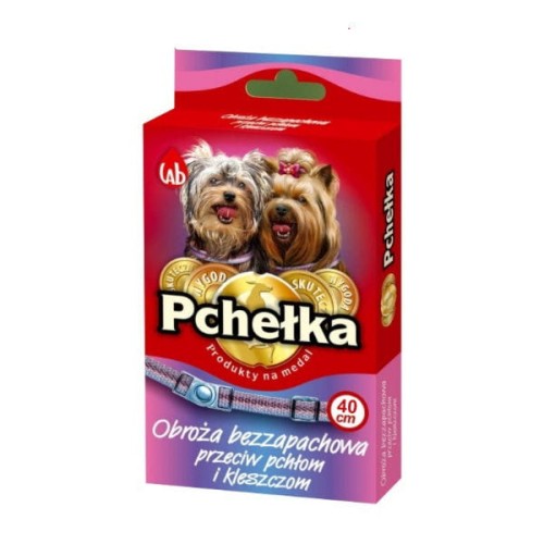 PCHEŁKA OBROŻA BEZZAPACHOWA PRZECIW PCHŁOM I KLESZCZOM DLA YORKÓW - 40 CM.jpg