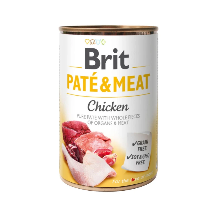 BRIT PATE &amp; MEAT - karma mokra z pasztetem i królikiem - 400 g.jpg