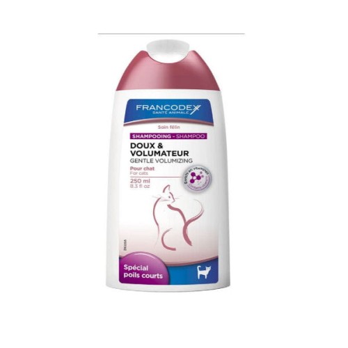 FRANCODEX Szampon łagodny zwiększający objętość dla kotów - 250 ml.jpg