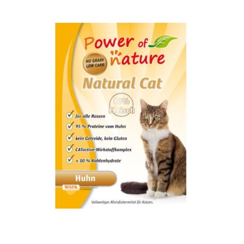 POWER OF NATURE NATURAL CAT FEE'S FAVORITE - sucha karma bezzbożowa z kurczakiem -.jpg