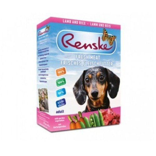 RENSKE DOG ADULT FRESH MEAT LAMB Karma mokra bezglutenowa z jagnięciną i brązowym ryżem dla psa.jpg