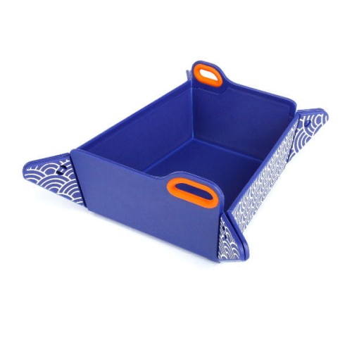 L'CHIC Chop2Bowl Miska i deska do krojenia w jednym dla psa lub kota - kolor niebieski japoński.jpg