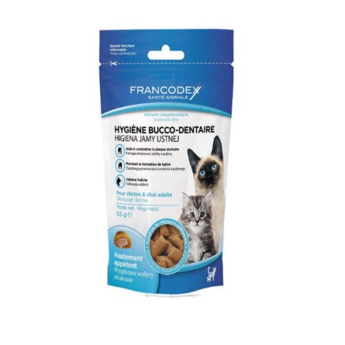 FRANCODEX Przysmak dla kociąt i kotów do higieny jamy ustnej - 65 g.jpg