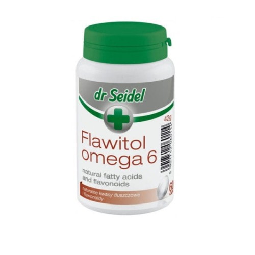 DR SEIDEL Flawitol Omega 6 dla poprawy skóry i sierści - 60 tabletek.jpg