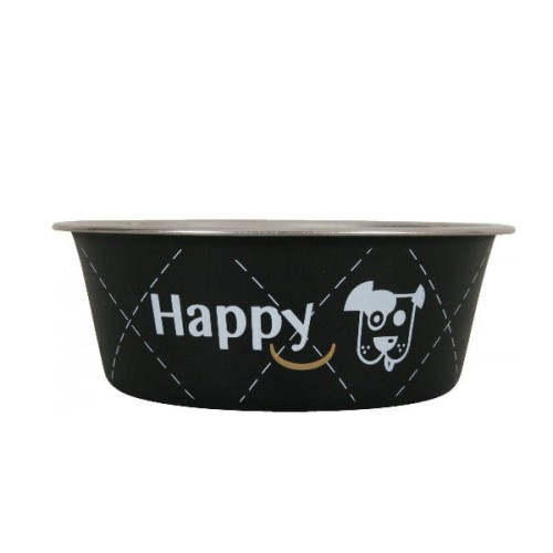 ZOLUX Miska Inox HAPPY czarna.jpg