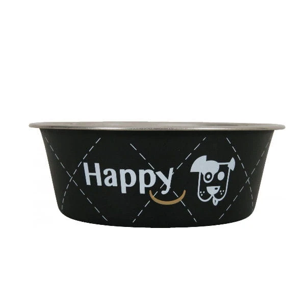 ZOLUX Miska Inox HAPPY czarna.jpg