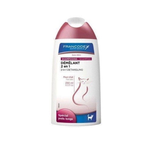 FRANCODEX Szampon 2 w 1 dla kotów - 250 ml.jpg