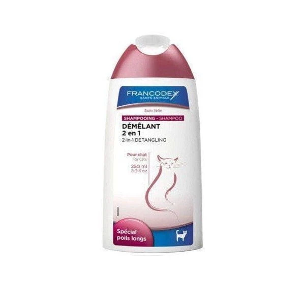 FRANCODEX Szampon 2 w 1 dla kotów - 250 ml.jpg