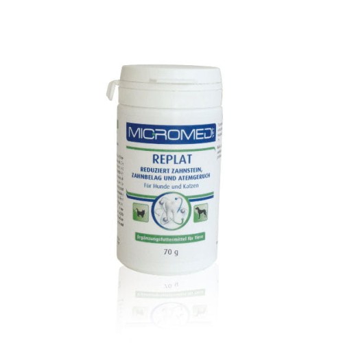 MICROMED VET REPLAT Suplement diety wspomagający higienę jamy ustnej psów i kotów - 70g.jpg