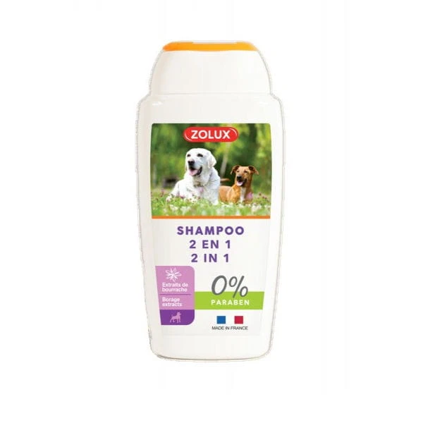 ZOLUX Szampon 2 w 1 dla psów - 250 ml.jpg