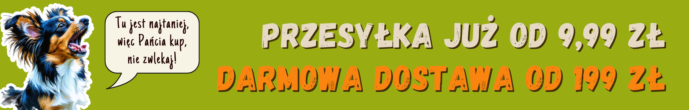 DARMOWA DOSTAAWA W SKLEPIE KROPEK A NAJTAŃSZA PRZESYŁKA 9,99k od 199 z.ł